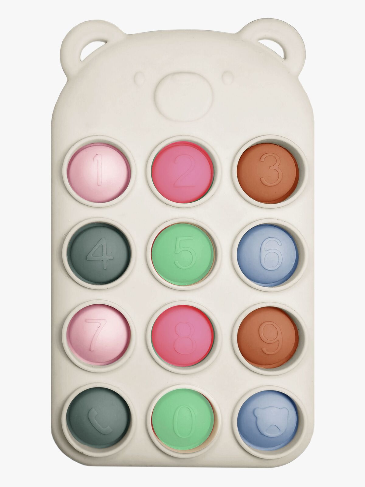 Nattou Soft Silicone Pop-it Remote Beißspielzeug