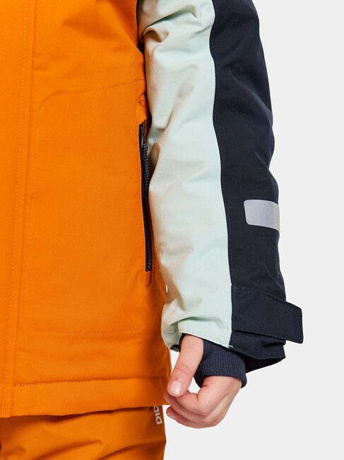 Didriksons Neptun Winterjacke, Orange Jam
