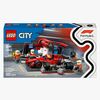 LEGO City 60443 F1 Boxenstopp mit Boxencrew und Ferrari Flitzer