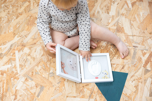 Tiny Love Babyprint Rahmen Handabdruck Einfach, Weiß