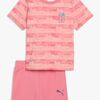 Puma T-Shirt Und Shorts Gabby's Dollhouse Minicats Set, Rosa