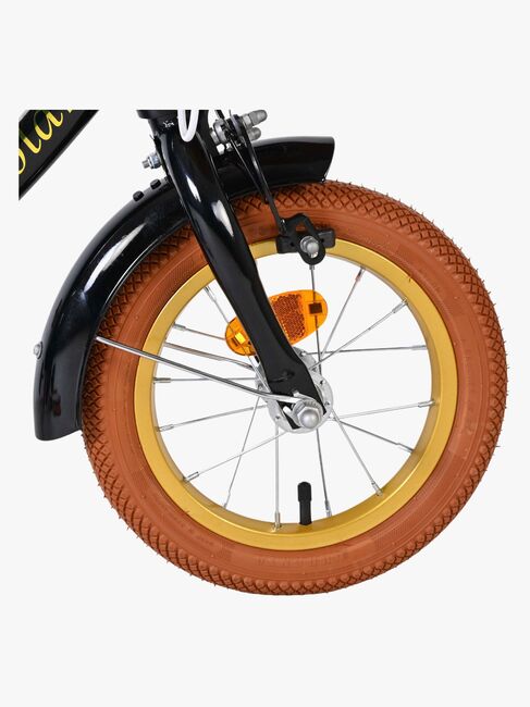 Volare Ashley Fahrrad 12 Zoll, Schwarz