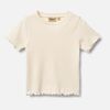 Wheat Alicia Geripptes T-Shirt, Ivory