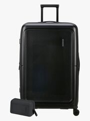 American Tourister Dashpop Koffer 104-121L & Kulturbeutel POP, True Black