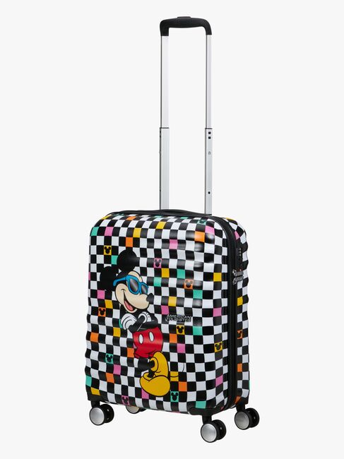 American Tourister Wavebreaker Disney Spinner Koffer 35L, Mickey Check