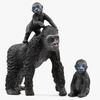Schleich 42601 Tierset Flachland Gorilla Familie