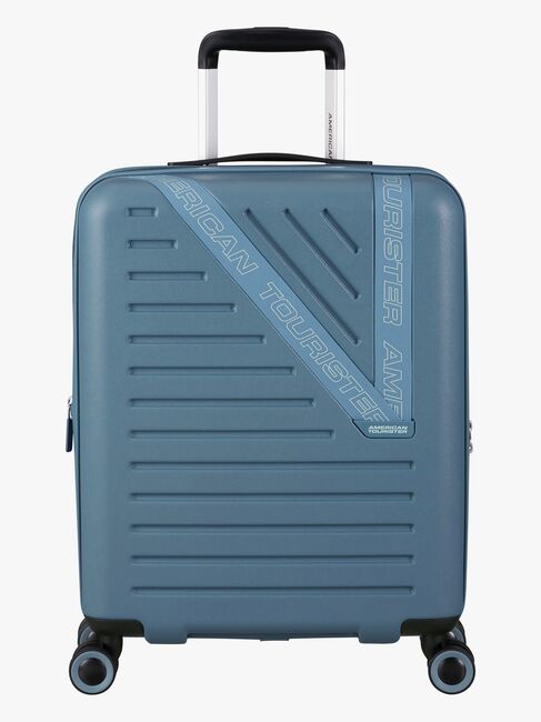American Tourister Dynabelt Spinner Reisekoffer 36L, Rainstorm Blue