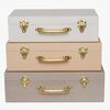 Jabadabado Koffer 3er-Pack, Beige