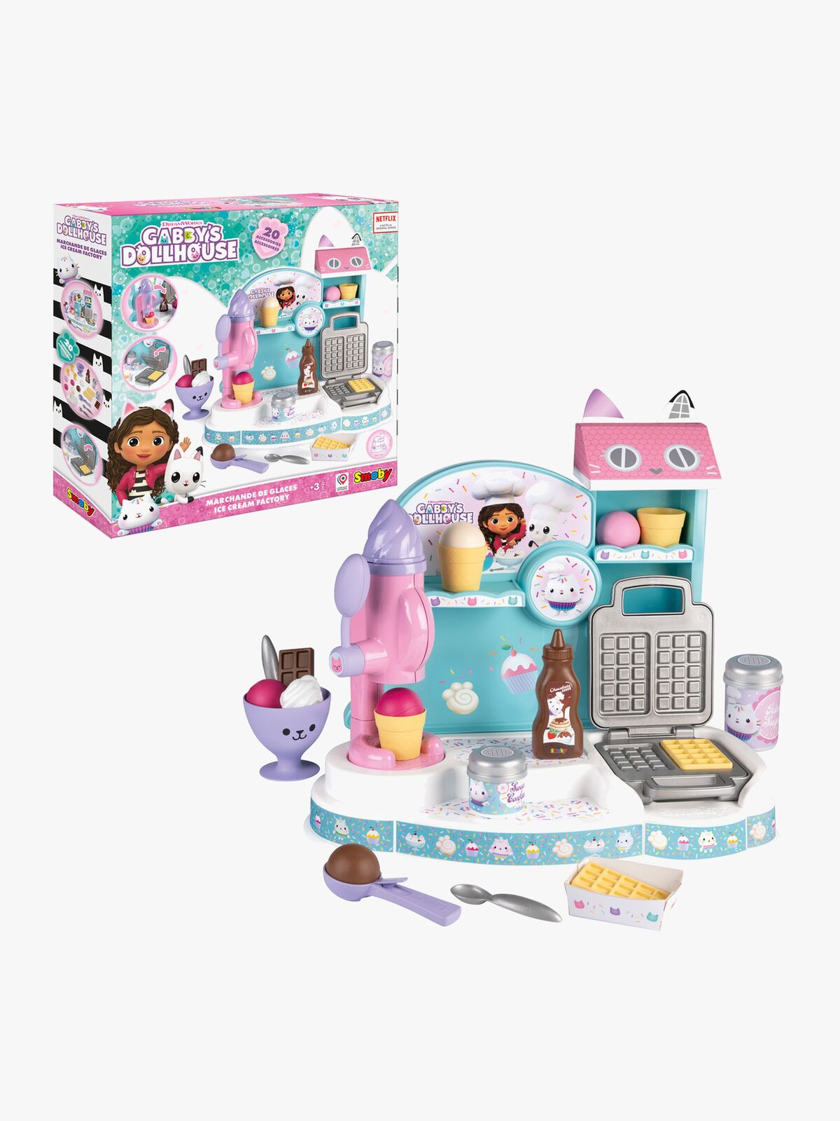 Smoby Gabby's Dollhouse Eismanufaktur