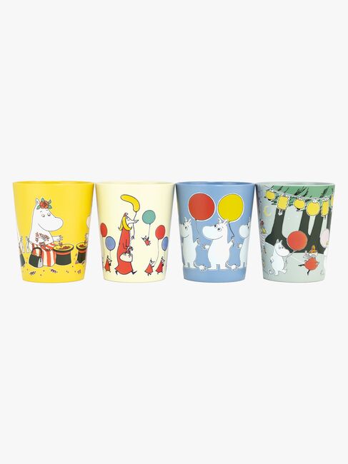 Mumin  Festlichkeiten Sammelbecher 4er-Pack
