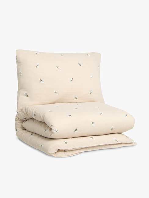 Alice & Fox TWIGGIE Bettwäsche Babybett 100x130, Beige