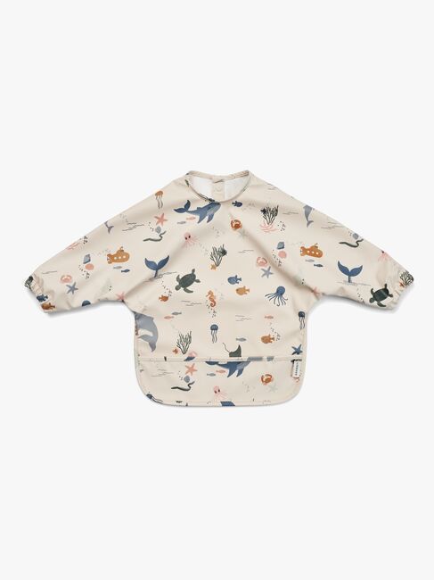 LIEWOOD Merle Cape Lätzchen mit Print, Sea Creature/Sandy