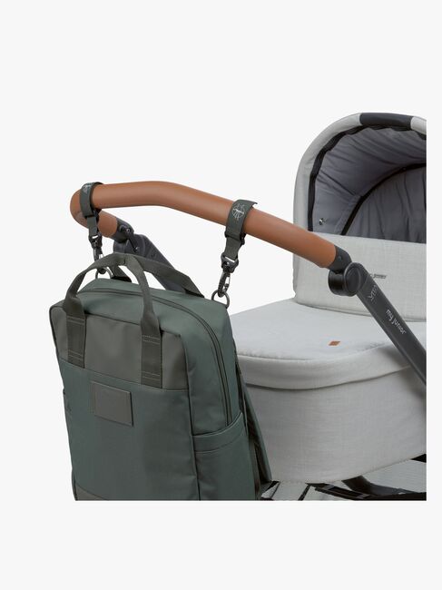 Lässig Vividal Wickeltasche Rucksack, Dark Olive