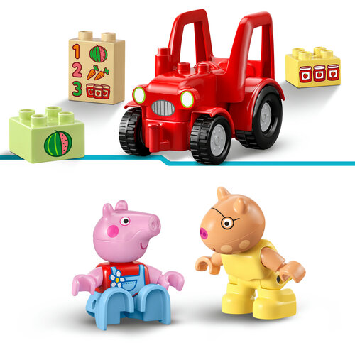 LEGO DUPLO Peppa Pig 10468 Traktor und Marktstand