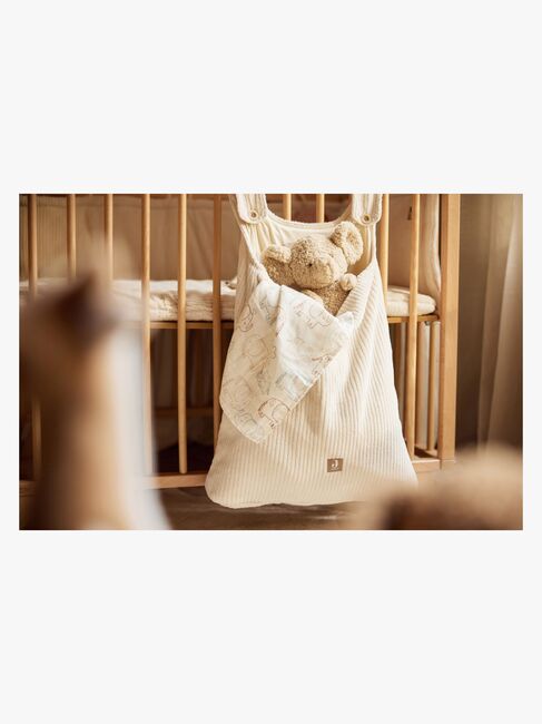 Jollein Playpen Aufbewahrungstasche Cloudy Rib, Oatmeal