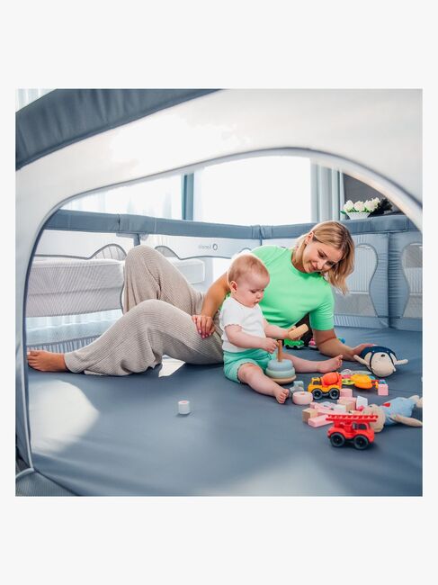 Lionelo WILLOW XL Laufgitter  für Kinder & Babys, Beige Sand