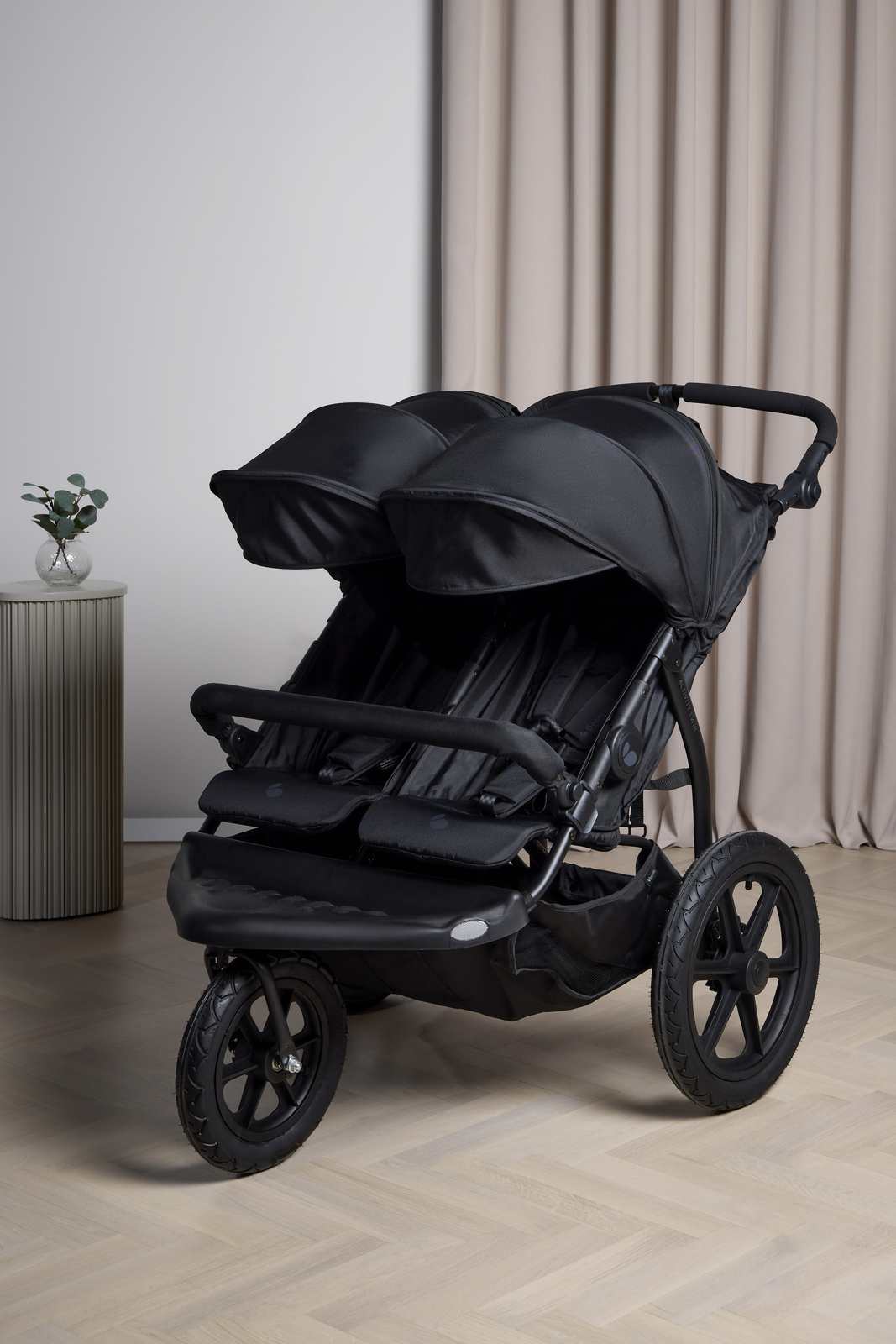 Beemoo Activity Twin Geschwisterwagen, Black