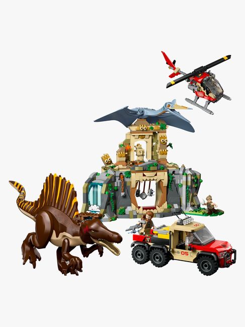 LEGO Jurassic World 76976 Spinosaurier & Quetzalcoatlus: Hubschrauber-Einsatz