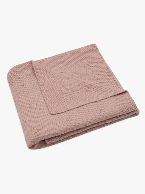 Jollein Strick-Decke Cozy, Wild Rose