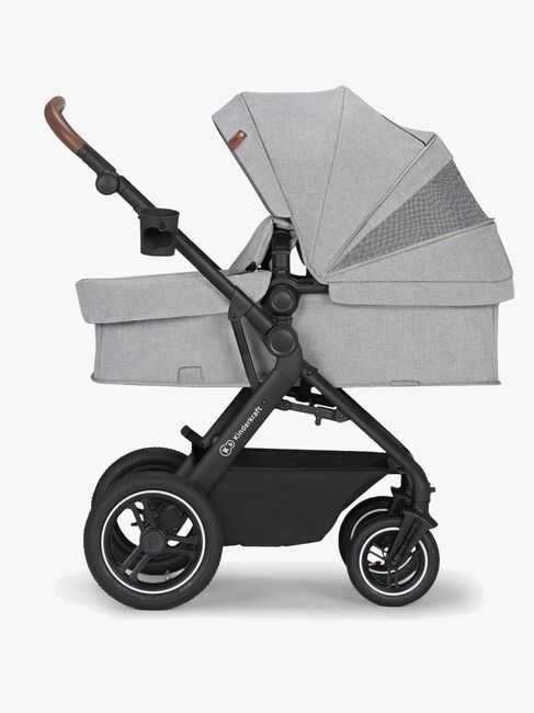 Kinderkraft Multifunctional 3-in-1 B-Tour Mink Pro Kombikinderwagen, Light Grey
