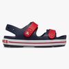 Crocs Crocband Cruiser Kids Sandalen, Navy/Varsity Red