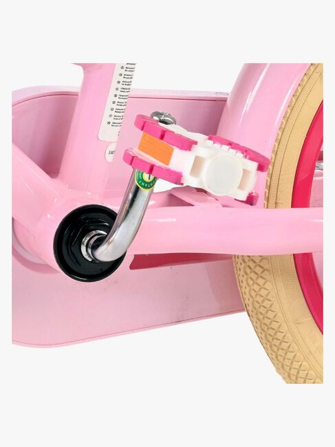 Volare Excellent Fahrrad mit Korb 14 Zoll, Rosa