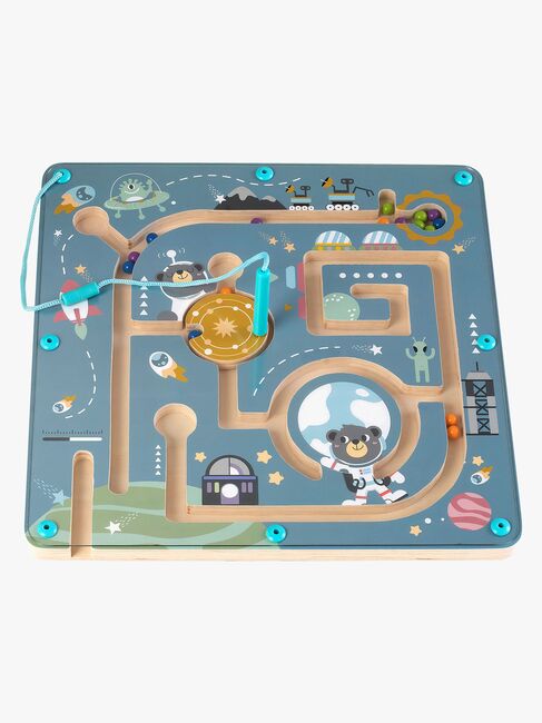 Kinder and Kids Labyrinth mit Magnetischem Stift & Kugeln Weltall