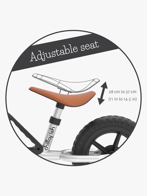 Chillafish Charlie Laufrad, Silber