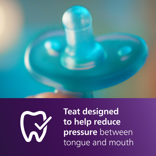 Philips Avent Soothie Schnuller 0–6m 2er-Pack, Hellblau