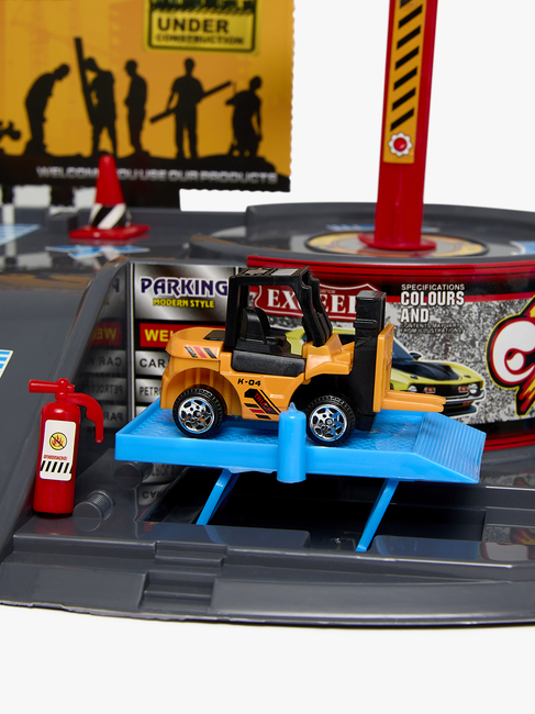 Alex's Garage Autorennbahn Baustelle