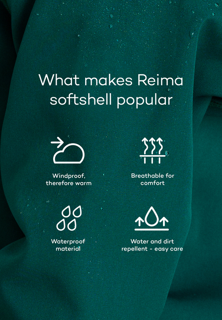 Reima Kuori Softshellhose, Marineblau