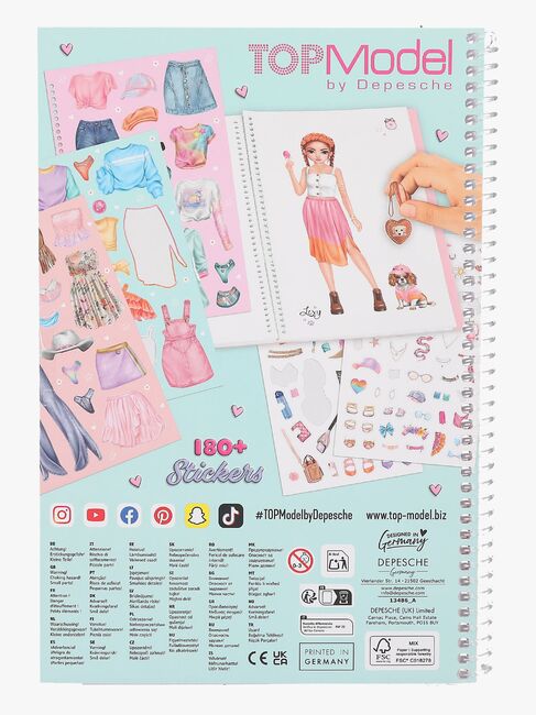 TOPModel Dress Me Up Stickerbuch Groß