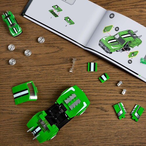 Mattel Brick Shop Hot Wheels Speed Series Brick Shop Hot Wheels Bau-Set Custom ’68 Camaro 289 Teile