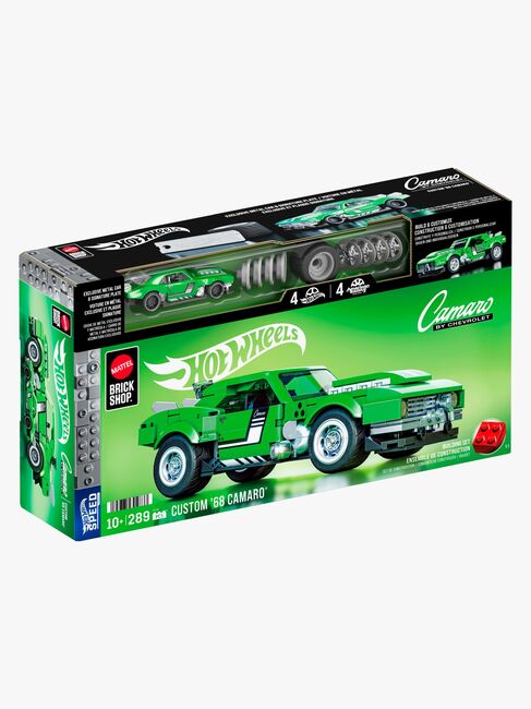Mattel Brick Shop Hot Wheels Speed Series Brick Shop Hot Wheels Bau-Set Custom ’68 Camaro 289 Teile