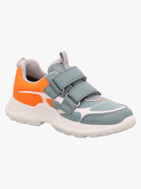 Superfit Rush WP Sneaker, Light Green/Orange