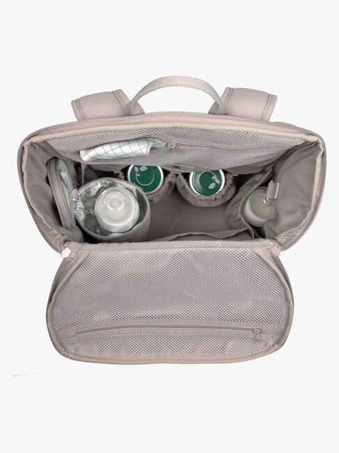 Lässig Slender Wickeltasche Rucksack, Taupe