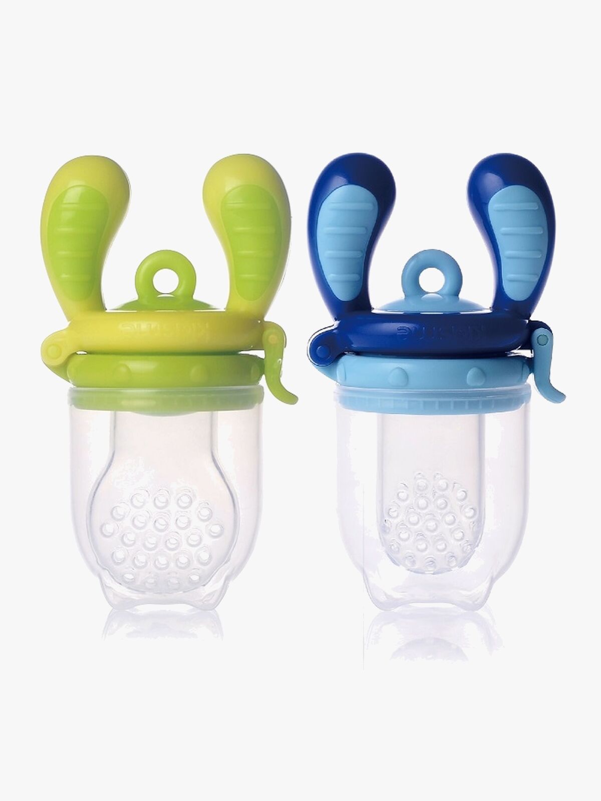 Kidsme Food Feeder 2er-Pack, Blau/Limette