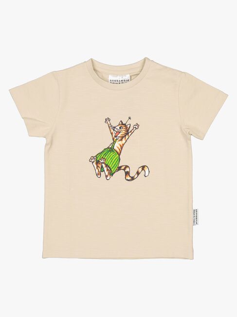 Geggamoja T-Shirt Pettersson & Findus, Beige