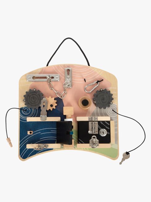 Small Foot Motorikbrett mit Verschlüssen und Schwenkfunktion