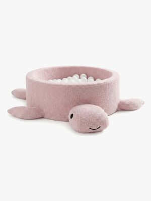 MeowBaby Boucle Turtle Bällebad, Raspberry Glaze Pink