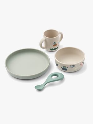 LIEWOOD Vivi Gemustertes Fütterset Silikon, Sailing/Sandy