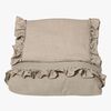 NG Baby Bettwäsche Mood Ruffles 100x130 cm Babybett, Natur