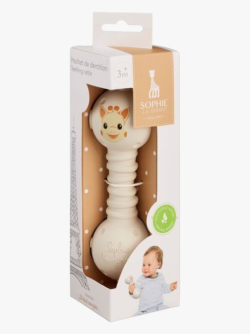 Sophie the Giraffe Beißspielzeug Rassel, Weiß