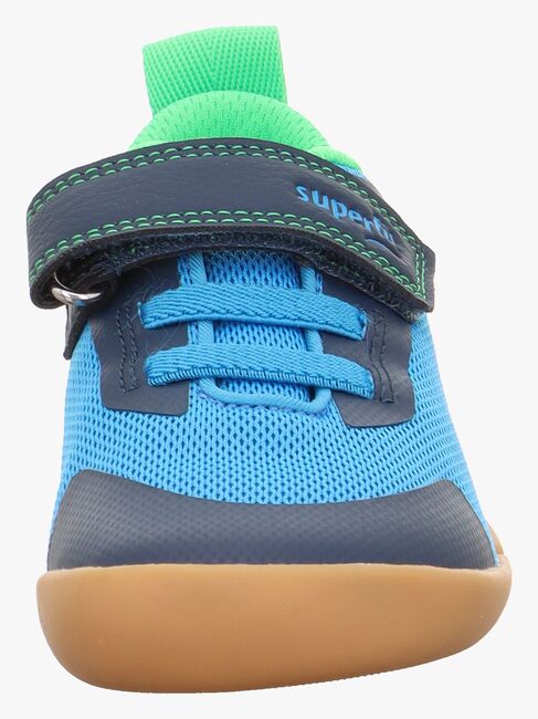 Superfit Vento Barefoot Sneaker, Blau/Hellgrün
