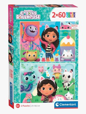 Clementoni Gabby's Dollhouse Puzzles 2x60 Teile