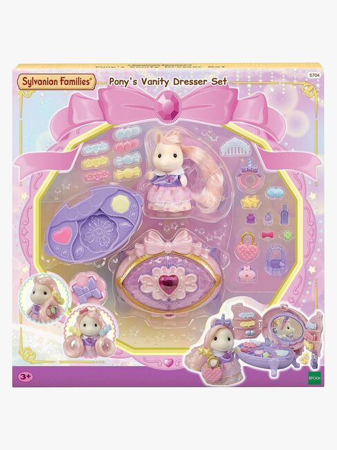 Sylvanian Families Puppenhauszubehör Schminkkommode mit Figur