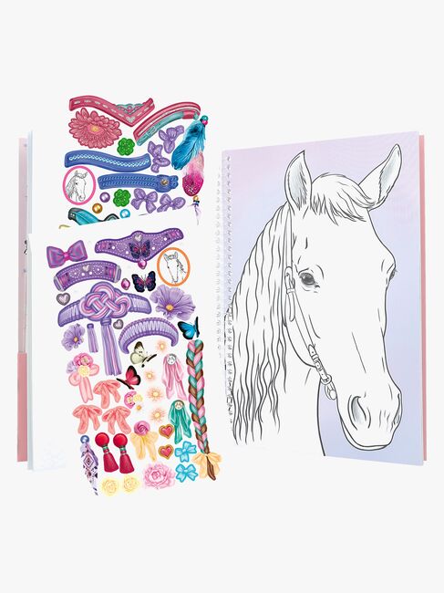 Miss Melody Malbuch mit Aufklebern