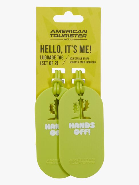 American Tourister Fun Tags Gepäckanhänger 2er-Pack, Hands Off