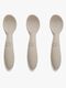 nuuroo Ella Löffel Silikon 3er-Pack, Cobblestone