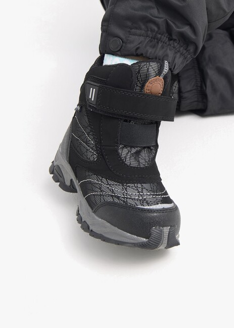 Nordbjørn Polar Reflective Winterstiefel, Schwarz